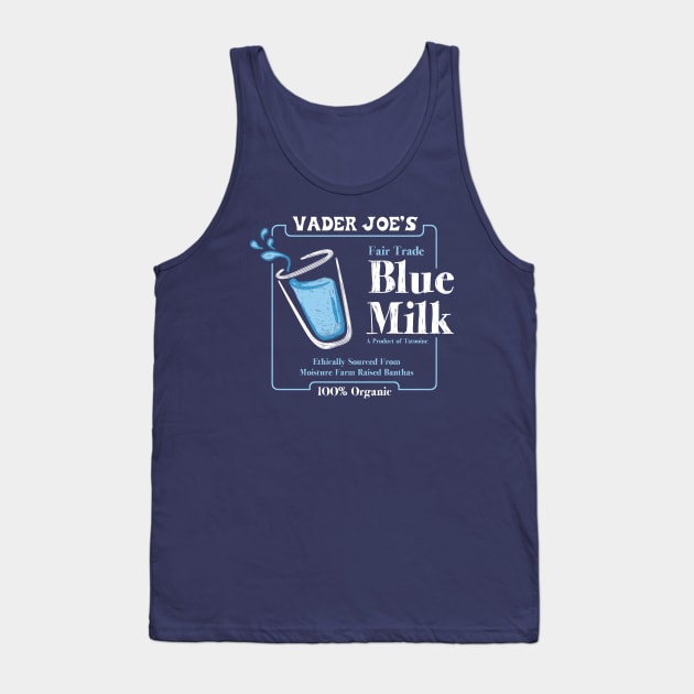 Vader Joe's Blue Milk Tank Top by graffd02